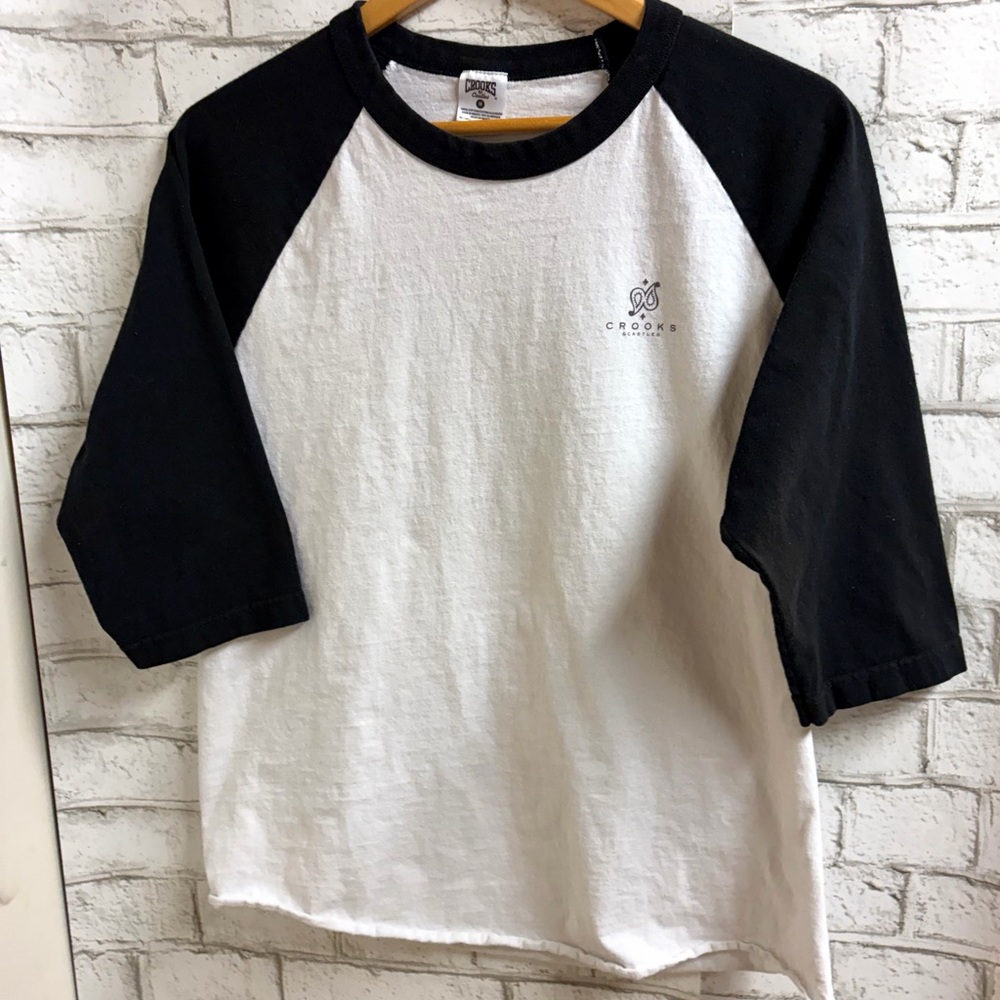 Crooks & Castles Monochrome Raglan Tee